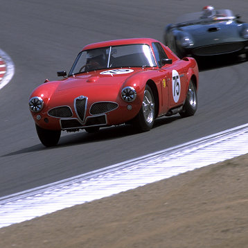 Phil Hill in '53 Alfa Romeo 3000 CM