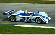 The #20 Dyson Racing Lola-MG was the fastest car of the day in Tuesday's American Le Mans Series test at Road Atlanta.