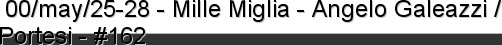  00/may/25-28 - Mille Miglia - Angelo Galeazzi / Portesi - #162