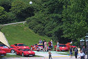 Ferrari zur Kur im Park von Baden-Baden