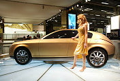 Smooth lines.....Oh and the car is OK too.........Lancia Yanity or is it Vanity?