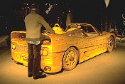 Wooden 1:1 scale model of the F50 by Livio De Marchi