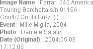 Image Name:  Ferrari 340 America Touring Barchetta s/n 0116A - Gnutti / Gnutti Pozzi (I) 
Event: ...