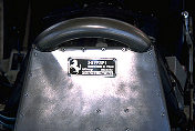 matricola plate on 312 T5 Formula 1 s/n 046