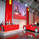 Gullwing doors of the Enzo Ferrari opened width, Luca di Montezemolo, Piero Ferrari and Jean Todt