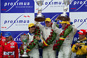 Podium celebrations for the winners