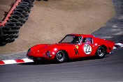 Suspension bottomed out as 250 GTO s/n 3943GT exits the corkscrew