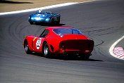 Tom Price in 250 GTO s/n 3943GT chasing a 1959 Corvette through the corkscrew