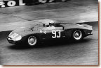 Nürburgring 1000 km 1962: The Rodriguez brothers, Pedro and Ricardo, drove Ferrari's first V8, the Dino 268SP s/n 0806 in it's debut race. The Mexicans retired, because Pedro spun into a ditch