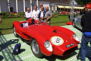 Sergio Scaglietti, Franco Gozzi and Carlo Taziolli with 250 TR s/n 0720TR