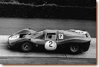 Nürburgring 1000 km 1966: The Ferrari 330 P3 s/n 0848 was seen in practice only. Lorenzo Bandini and John Surtees drove it before it was withdrawn