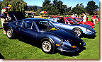 Dino 246 GT s/n 03460 and Dino 246 GTS s/n 07666 (background