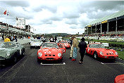 The TT starting grid with the 250 GTO s/n 5111GT in the centre