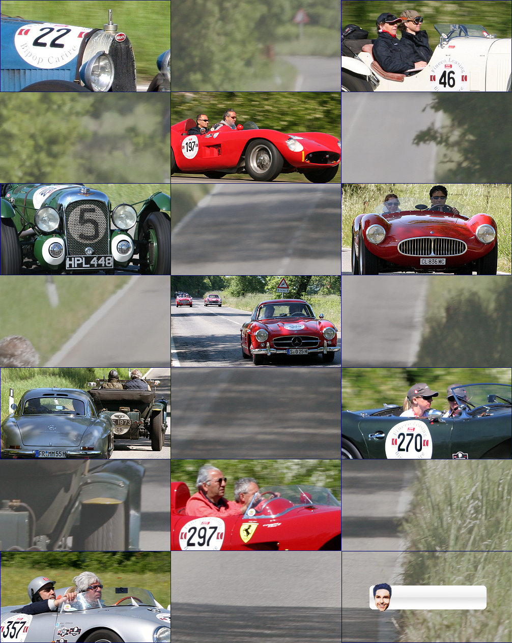 009 1928 Bentley 4.5 Le Mans s/n PM3264 Nauck H. - Nauck U. D "GF 1973" & 237 Griesenbach Schmitt Mercedes 300 SL 1955 D