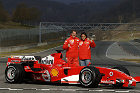 Michael Schumacher and Felipe Massa