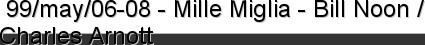  99/may/06-08 - Mille Miglia - Bill Noon / Charles Arnott