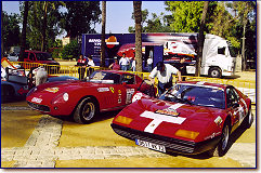 365 GT/4 BB 17859 next to 275 GTB s/n 06691