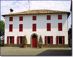 Casa Ferrari located in the middle of the Fiorano race track area