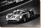 Le Mans 24h 1963: The victory of Lorenzo Bandini and Ludovico Scarfiotti with the 330P s/n 0814 was Ferraris forth successive win in the French classic race