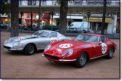 Ferrari 275 GTB/4 & Ferrari 275 GTB/C, s/n 10201 (silver) & s/n 09085 (red)