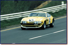 365 GTB/4 Competizione Series 3 s/n 16425 driven by Pilette/Bond finished 12th
