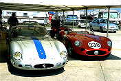 250 GTO s/n 3769GT and Maserati 300 S s/n 3071 of Anthony Wang