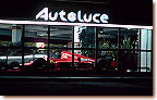 Modena independent dealer Auto Luce at night