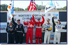 Podium GTS class - Thomas Enge Peter Kox for Prodrive Ferrari