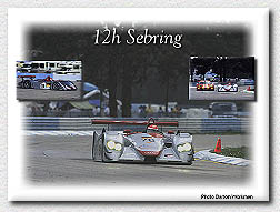 Pirro heading for Victory in Sebring, Race Car by Audi, Images by Barton Workman - more during this week