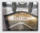 500 Mondial s/n 0426MD engine stamp
