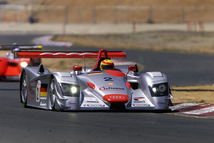 Frank Biela in the Infineon Audi R8 #2