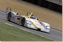 Christian Pescatori in the Infineon Audi R8 #2