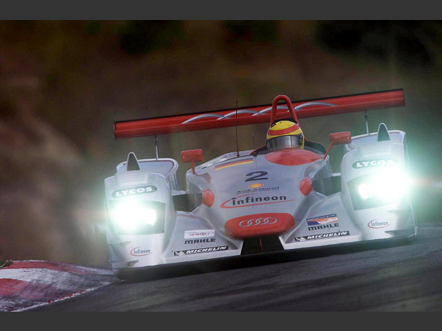 Frank Biela in the Infineon Audi R8 #2