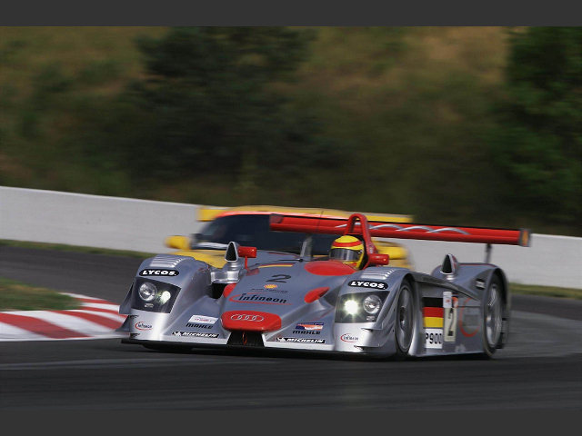 Frank Biela in the Infineon Audi R8 #2