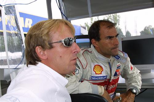Frank Biela and Emanuele Pirro