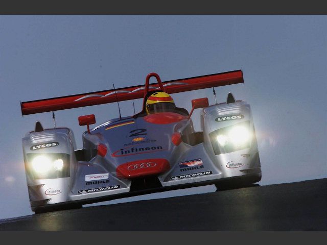 Frank Biela in the Infineon Audi R8 #2