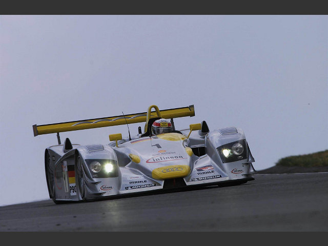 Tom Kristensen in the Infineon Audi R8 #1