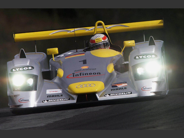 Tom Kristensen in the Infineon Audi R8 #1