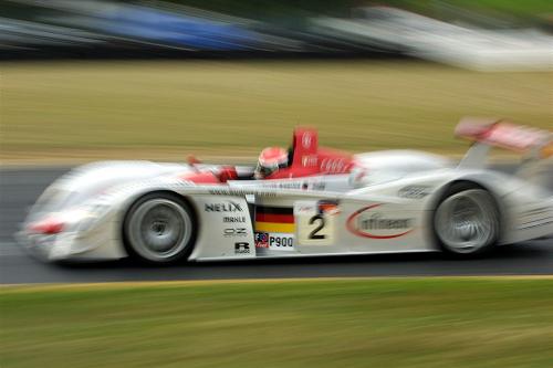 Emanuele Pirro in the #2 Infineon Audi R8