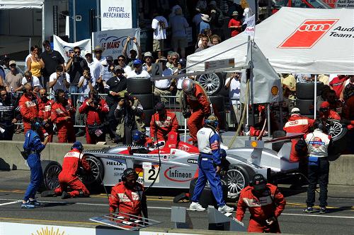 Pitstop of Emanuele Pirro