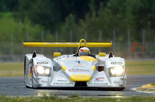 Tom Kristensen in the #1 Infineon Audi R8
