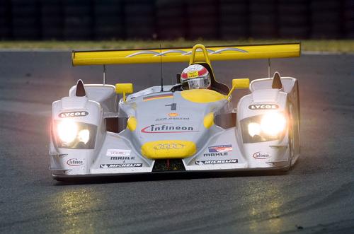 Tom Kristensen in the #1 Infineon Audi R8