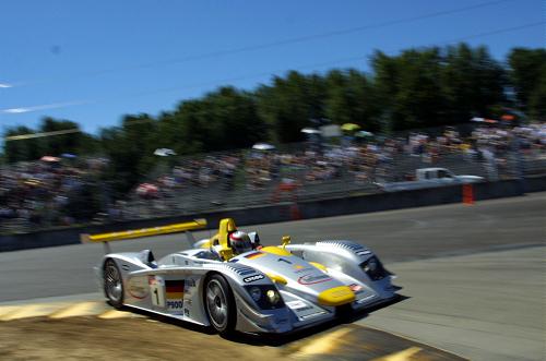 Tom Kristensen in the #1 Infineon Audi R8