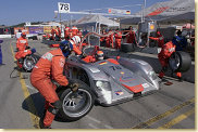 During his pit stop Emanuele Pirro lost his 12 second lead, team orders placed the #78 Audi in second position