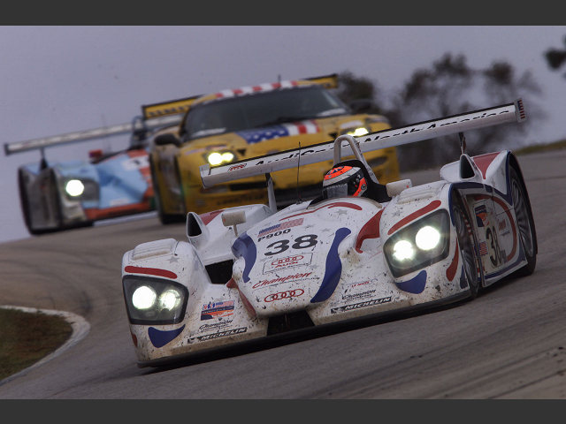 Johnny Herbert in the Champion Audi R8 #38