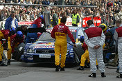 Mattias Ekstr&ouml;m during the pit-stop competition