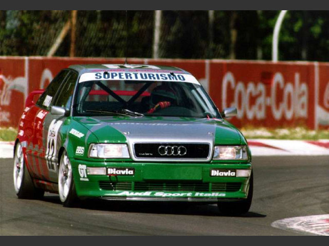 1994 was Emanuele's first year with Audi; on the first attempt, he did win the Italian championship in his Audi 80 Competition.