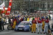 Mattias Ekstr&ouml;m during the pit-stop competition
