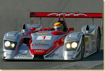 Pole position for Frank Biela, Audi R8