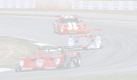 Brabham leads Pirro in the early stages of the race, shortly before EP pased the #1 Panoz